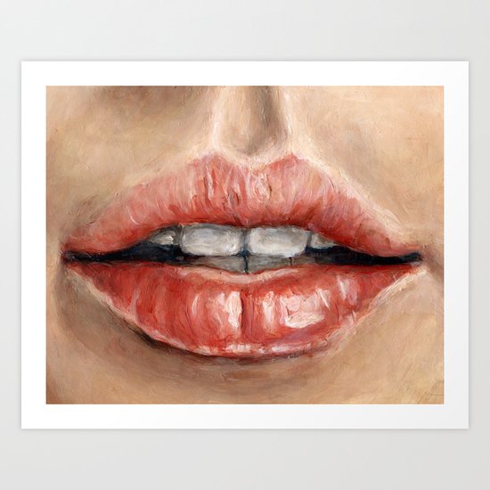 Lips Art Print