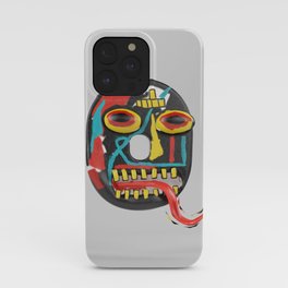 Basquiat "Q" letter iPhone Case