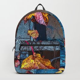 Autumn in the city Backpack | Outside, Digital, Color, Canada, Photo, Ottawaontario, Colorcontrast, Ivyleaves, Northamerica, Buildingwall 