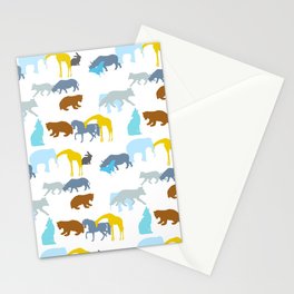 Animals,forest,Scandinavian style art Stationery Card