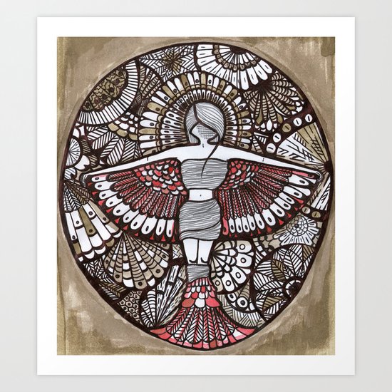 Freedom Feeling Art Print