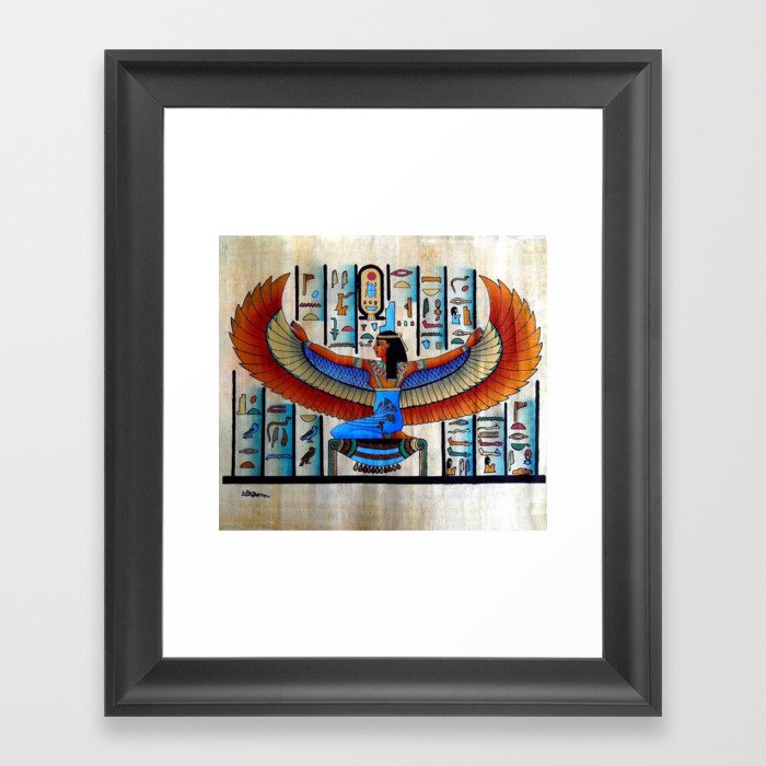 Goddess Isis Framed Art Print