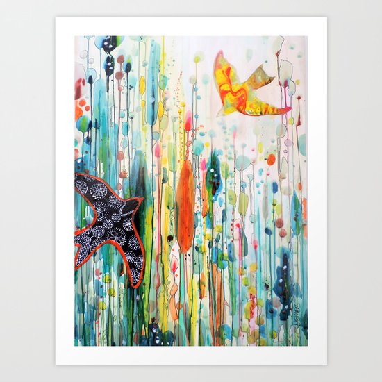 where ever you are Art Print