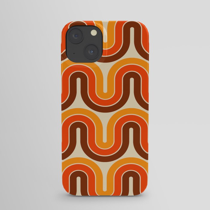 70s Retro Vintage Style 821 Autumn iPhone Case