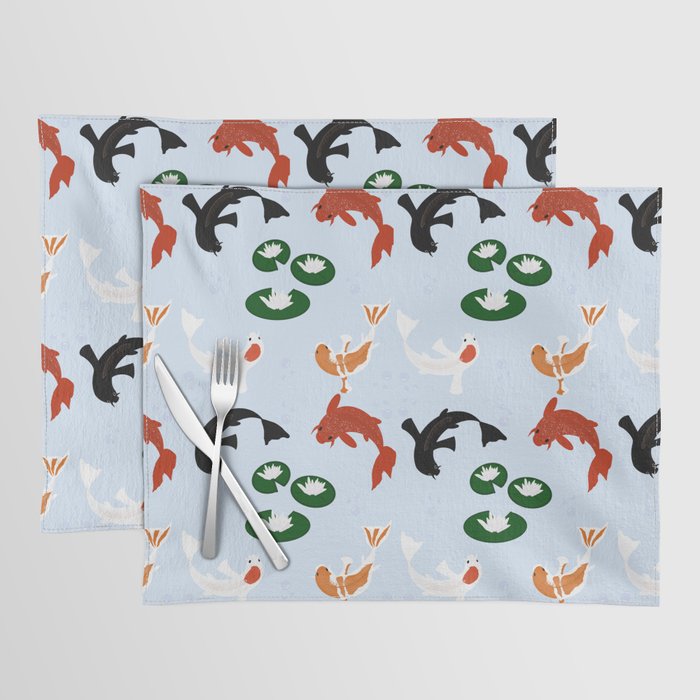 Koi Fish & Lillies Placemat