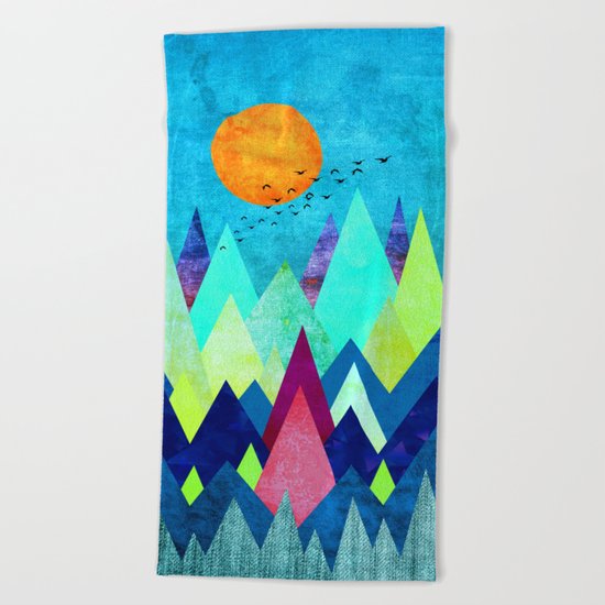 Landscape XOX Beach Towel