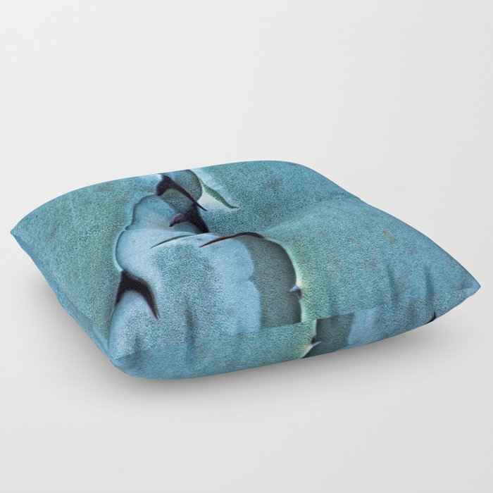 Agave Leaves  Detail Closeup Texture Floor Pillow