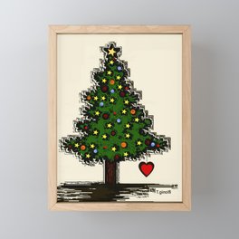 Holiday with Heart  Framed Mini Art Print