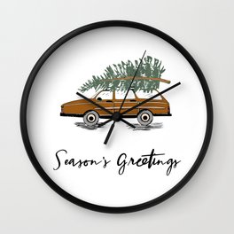 Season's Greetings Clark Griswold Car Wall Clock