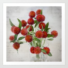 Beautiful red flower Art Print | Delicate, Beautiful, Red, Homedecor, Garden, Calm, Digital, Color, Flower, Photo 