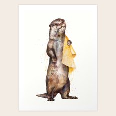 otter Art Print