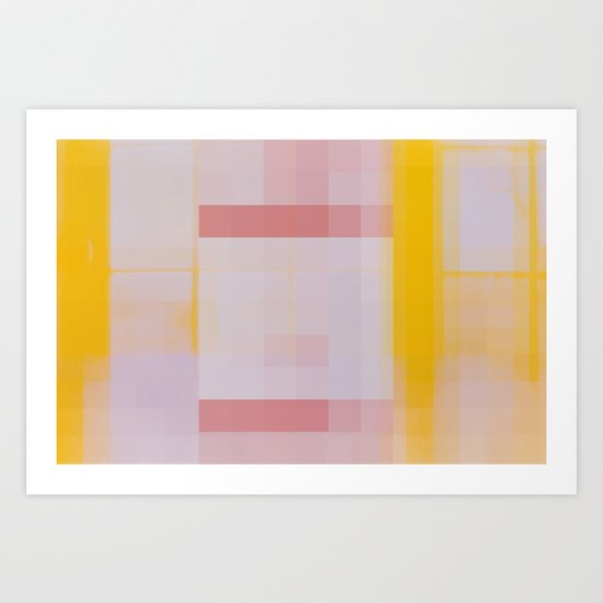 That Door Wasn't Yellow When I Went To Bed Last Night Art Print