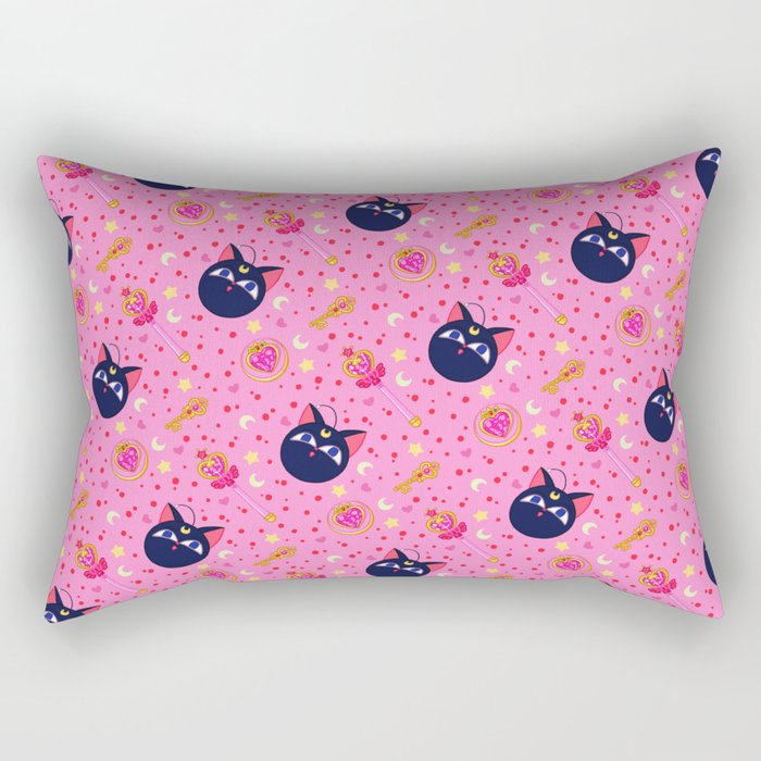Chibi Moon Pattern / Sailor Moon Rectangular Pillow