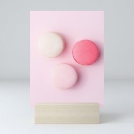 Pink Macaroons Mini Art Print