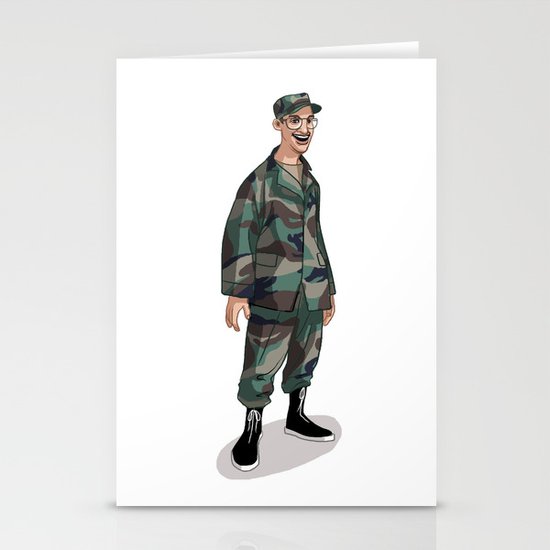 I'm going to Army Stationery Cards
