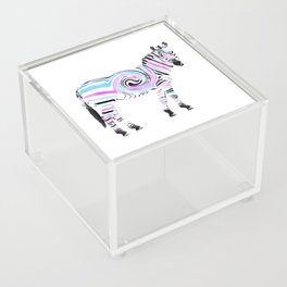 Zebra Swirl Acrylic Box
