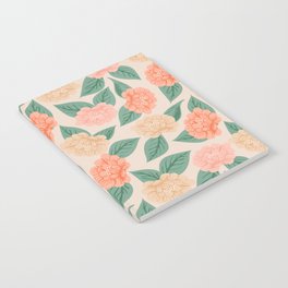Into the meadow - off-white and pinks Notebook
