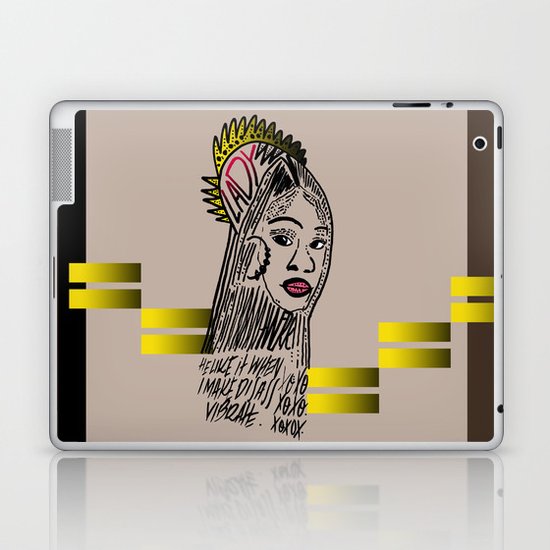 Lady Laptop & iPad Skin
