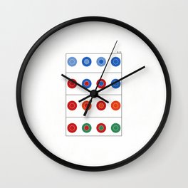 Plate Plate III Chromatic constant (refreshed re-make of the original illustration from 1885) Wall Clock