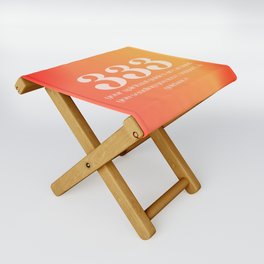 Gradient Angel Numbers: 333 Support Folding Stool