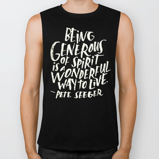 Pete Seeger Biker Tank
