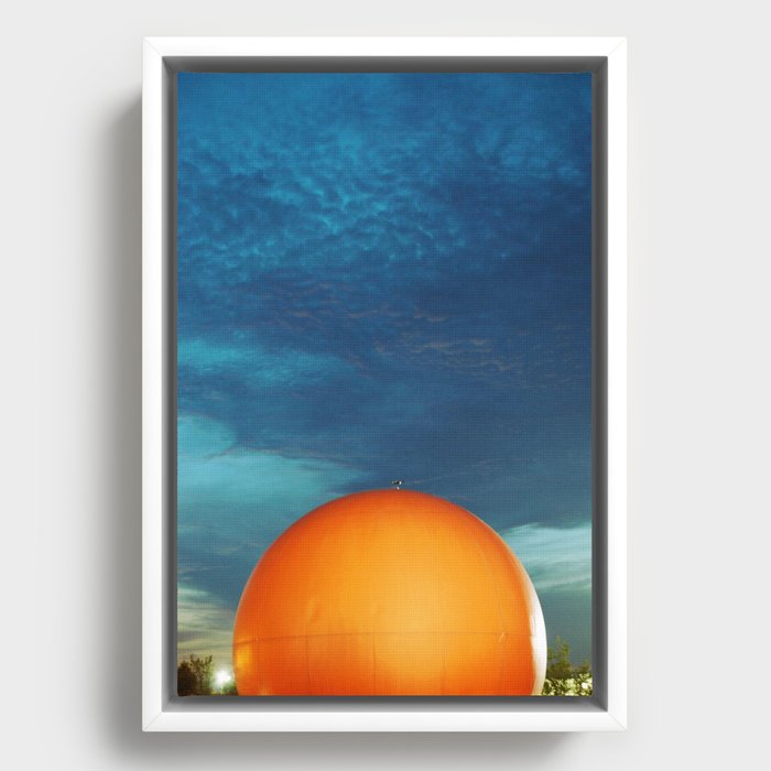 Gibeau Orange Julep Framed Canvas