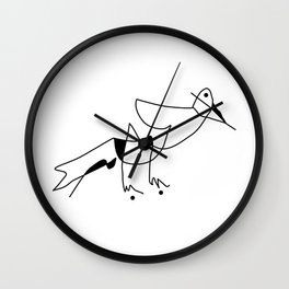 BIRD [white] Wall Clock