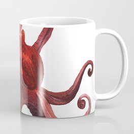 Red octopus Coffee Mug