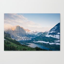 Hidden Lake, Glacier National park Canvas Print