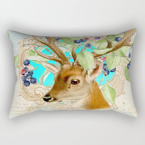 Winter animal #11 Rectangular Pillow