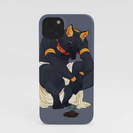 Anubis curious about a Sprout iPhone Case