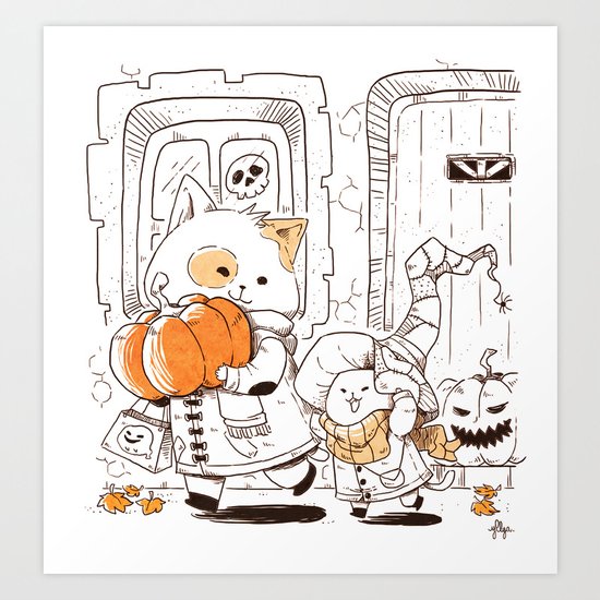 Halloween Art Print