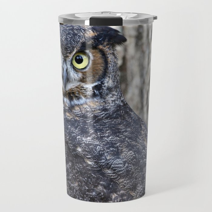 The Great Horned Owl Travel Mug