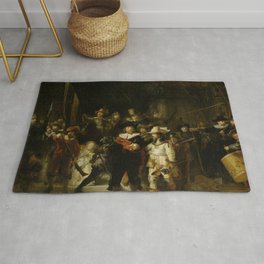 Rembrandt - The Night Watch (1642) Rug | Netherlands, Master, Painting, Dutch, Rembrandt, Goldenage, Fineart, Baroque 