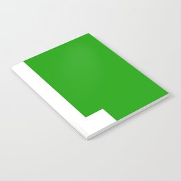 Number 1 (White & Green) Notebook