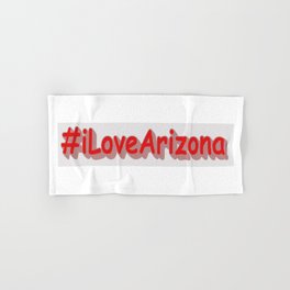 "#iLoveArizona " Cute Design. Buy Now Hand & Bath Towel