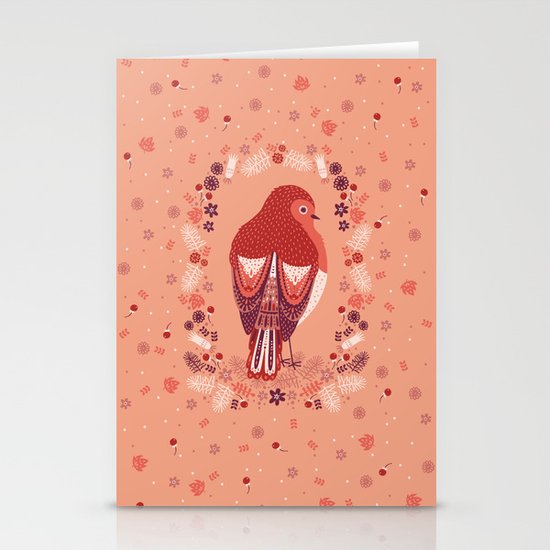 Petite Robin Red Breast Stationery Cards