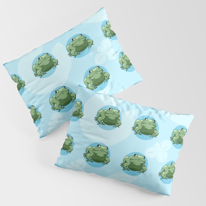 Chonk Frog Pillow Sham
