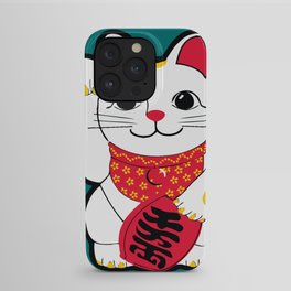 Maneki-Neko Japanese Lucky Cat iPhone Case