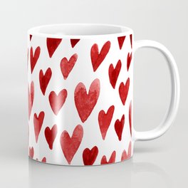 Valentines day hearts explosion - red Coffee Mug