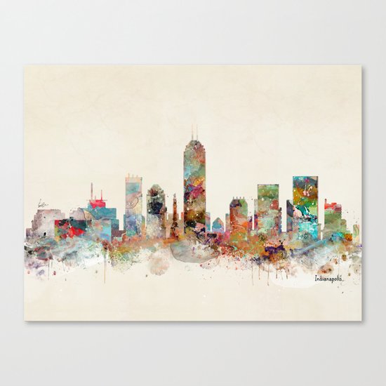 indianapolis indiana Canvas Print