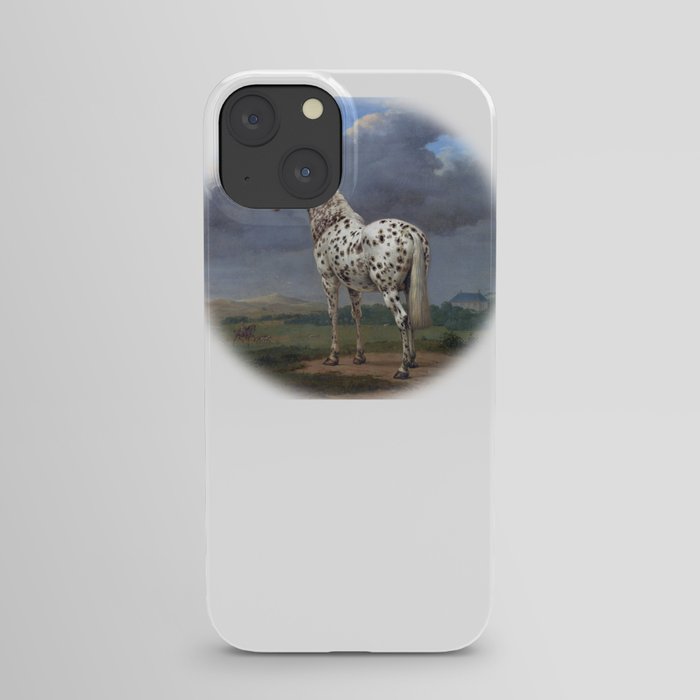 The horse blanc noir  iPhone Case