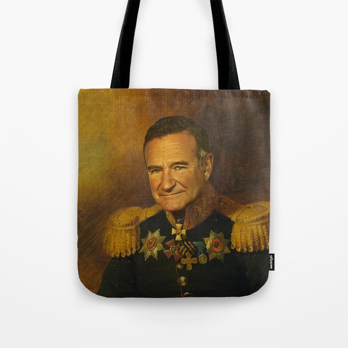 Robin Williams - replaceface Tote Bag
