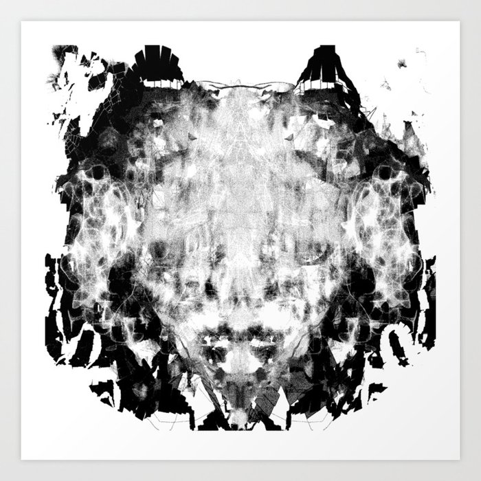 LION'S HEAD Art Print