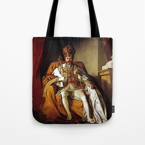Nick Offerman Is KING! | Ron Swanson | Parks and Recreation Tote Bag
