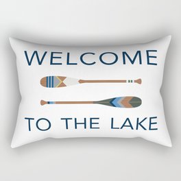 Welcome to the Lake Rectangular Pillow