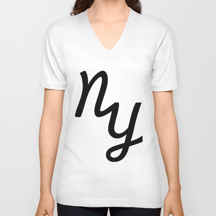 NYC V Neck T Shirt