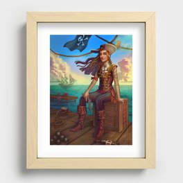 Pirate Commission Recessed Framed Print