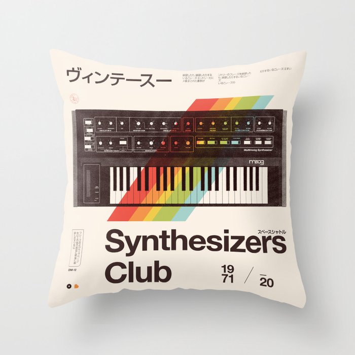 Society6 ケース Meow by Speakerine / Florent Bodart Synthesizers Club Art Print by Florent Bodart / Speakerine