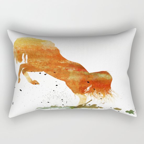 HORSES -Wild mountain pony Rectangular Pillow